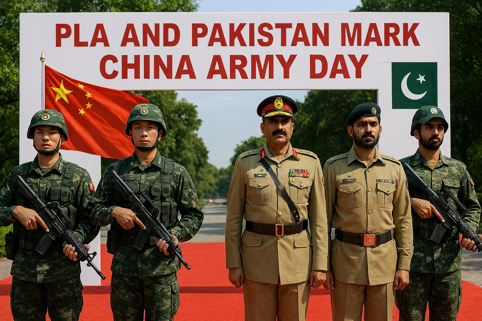 PLA And Pakistan Mark China Day