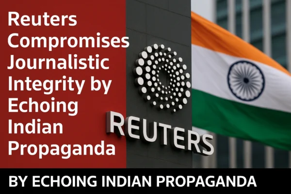 Reuters Echoes Indian Propaganda, Faces Integrity Crisis Reuters Echoes Indian Propaganda, Faces Integrity Crisis One Nation Voice