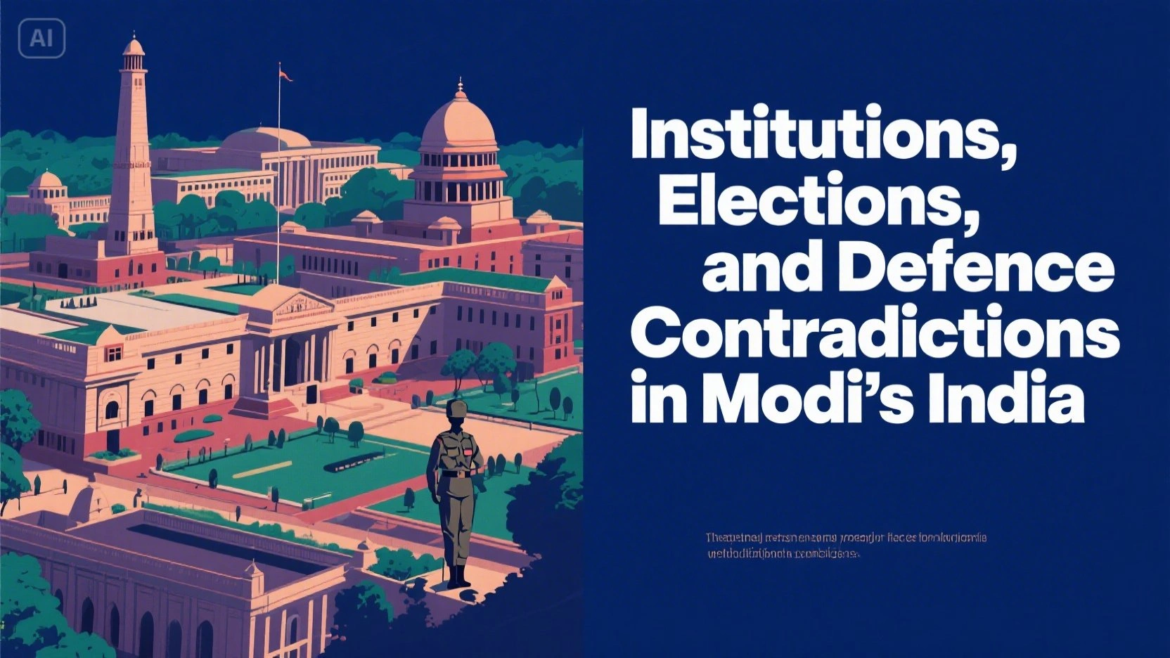 Institutions, Elections, and Defence Contradictions in Modi’s India One Nation Voice