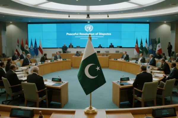 Pakistan Champions Peaceful Conflict Resolution at the UN One Nation voice