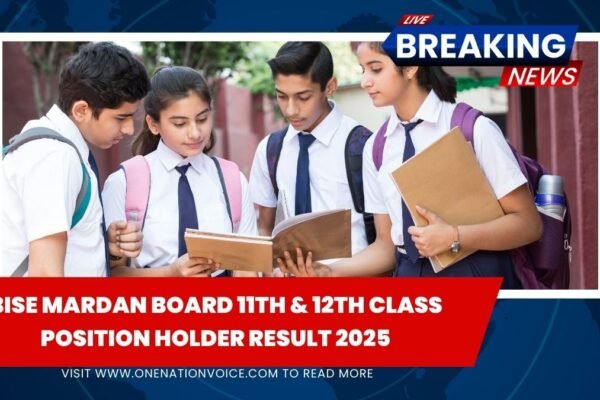 BISE Mardan Board 11th & 12th Class Position Holder Result 2025