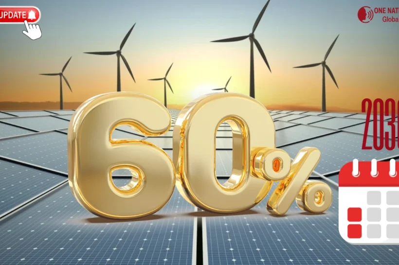 Govt Targets 60% Renewable Energy in Power Mix By 2030 ONV News
