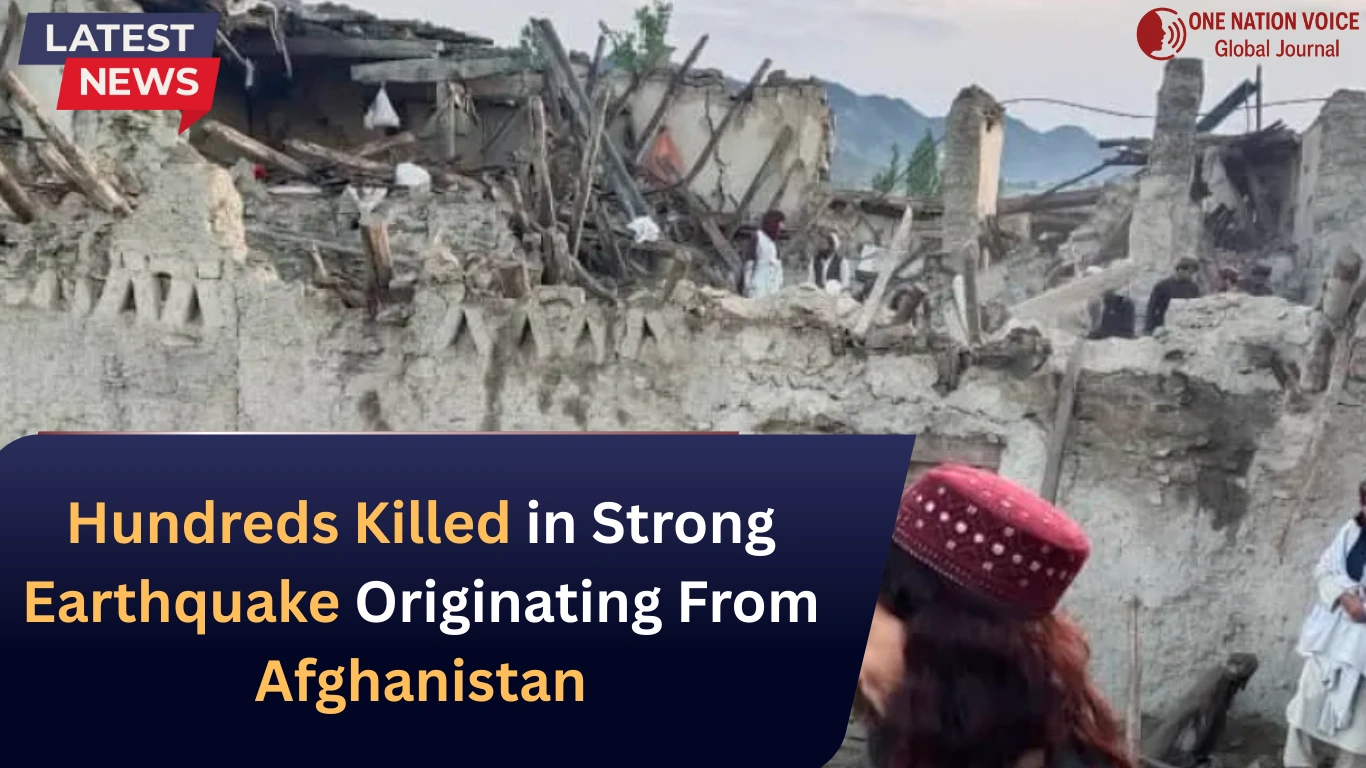 Hundreds Killed in Strong Earthquake Originating From Afghanistan