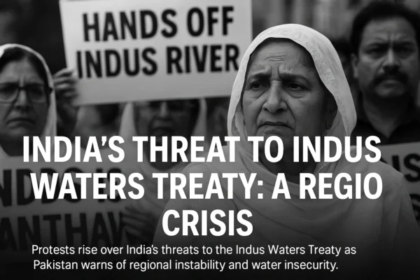 India’s Threat to Indus Waters Treaty A Regional Crisis
