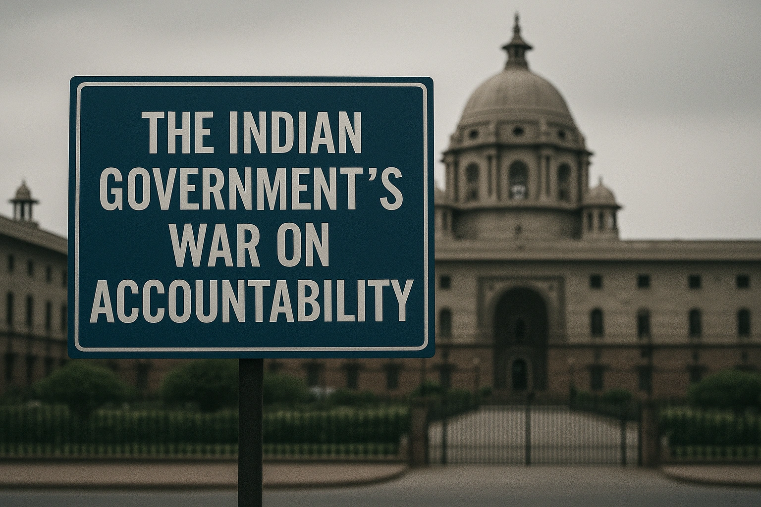 The Indian Government’s War on Accountability One Nation Voice
