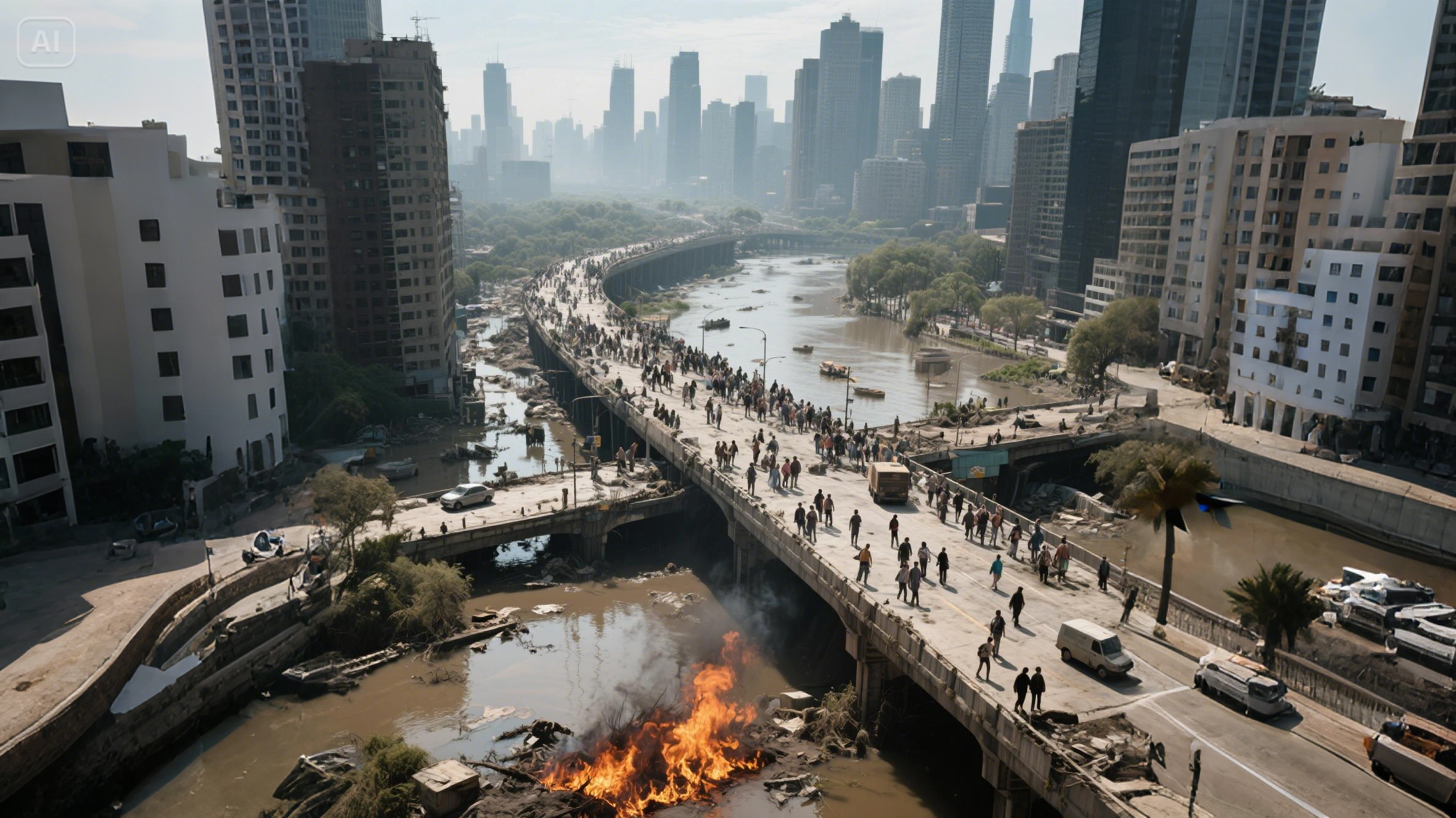 The Strain of Climate displacement on Urban Infrastructure One nation Voice