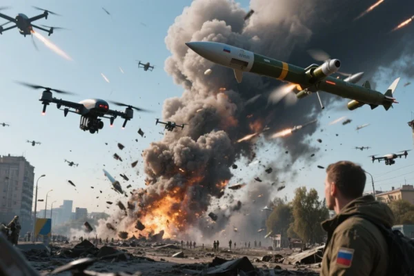 Russia Unleashes Massive Drone and Missi One Nation Voice