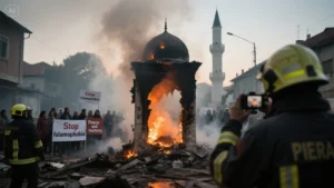 Piera Mosque Arson: A Wake-Up Call Against Global Islamophobia One Nation Voice