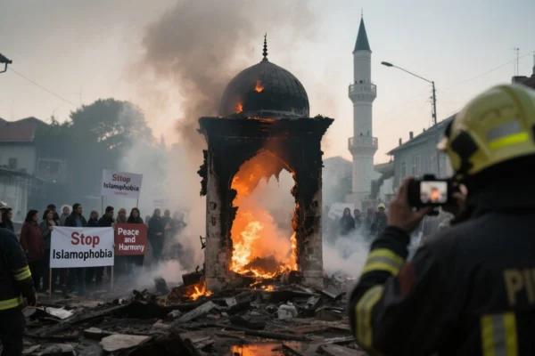 Piera Mosque Arson: A Wake-Up Call Against Global Islamophobia One Nation Voice