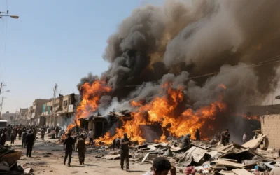 Massive Blaze Claims Dozens of Lives in Eastern Iraq’s Kut City