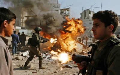 Israeli Troops Kill Dozens of Palestinians Awaiting Aid at Gaza Border