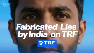 Fabricated lies by India on TRF One Nation Voice