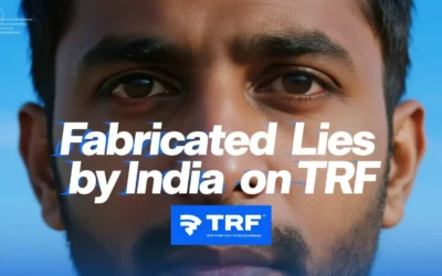 Fabricated lies by India on TRF