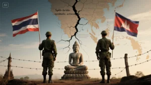 Cambodia and Thailand Border Conflict one nation voice