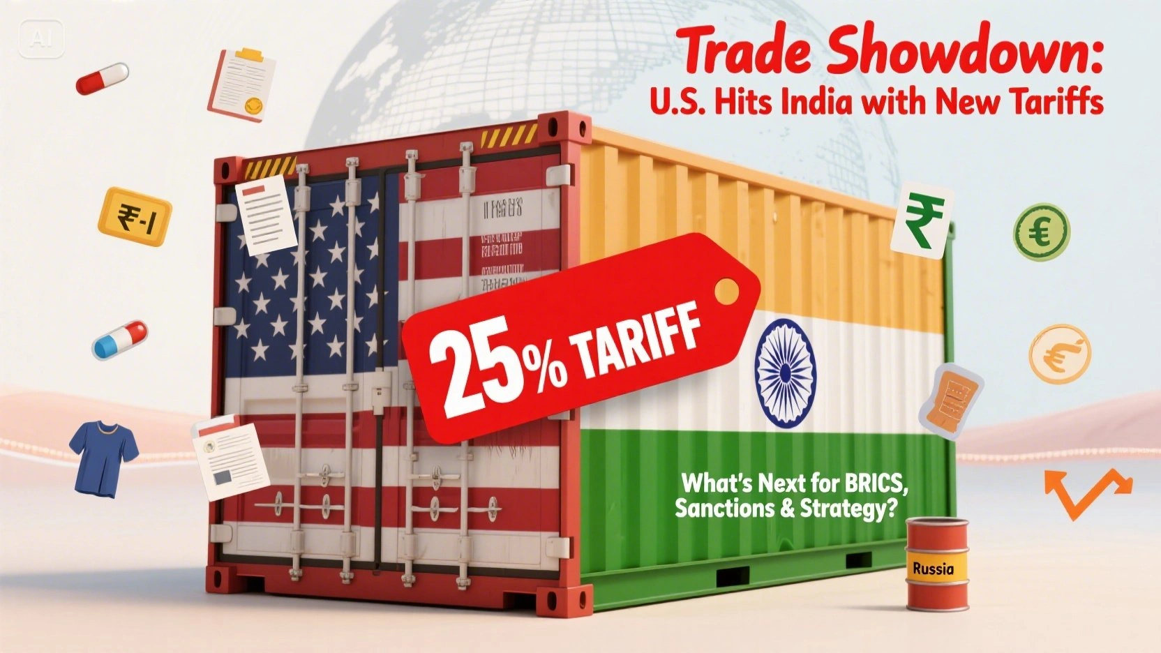 Trump Imposes 25 percent tax on india