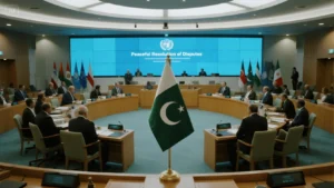 Pakistan Champions Peaceful Conflict Resolution at the UN One Nation voice
