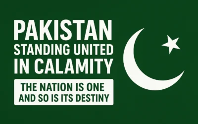 Pakistan Standing United in Calamity