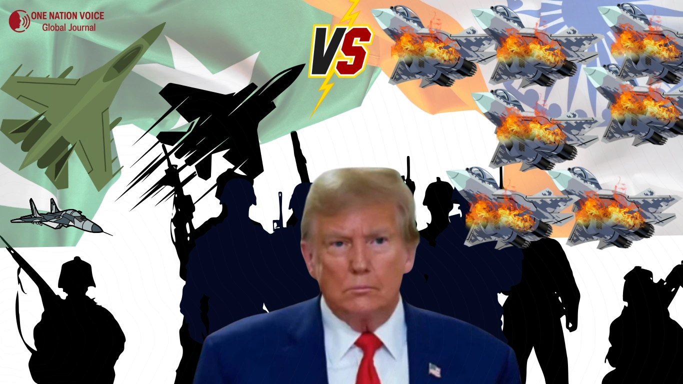 Seven Fighters Jets Shot Down Paki-India May Conflict, Trumps Claims (1) ONV Article