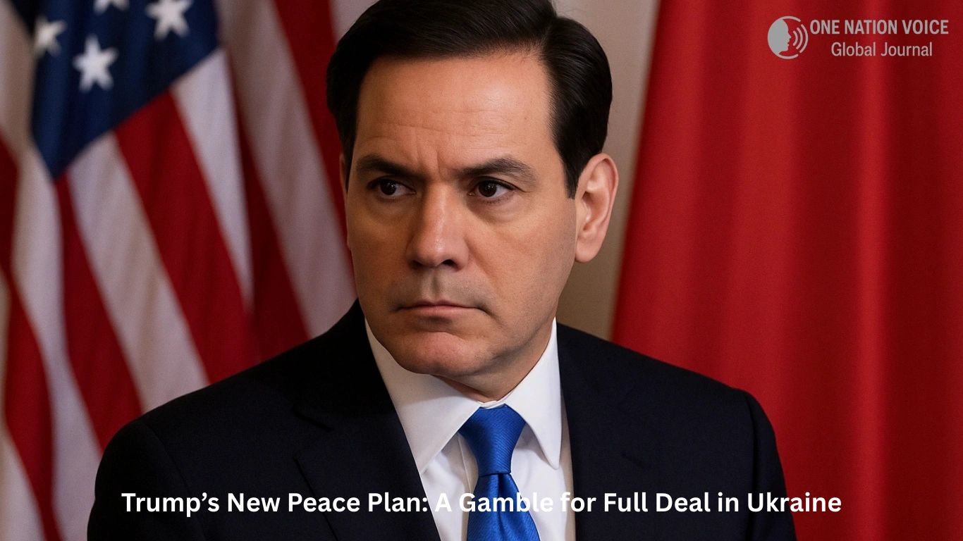 Trump’s New Peace Plan: A Gamble for Full Deal in Ukraine ONV Article