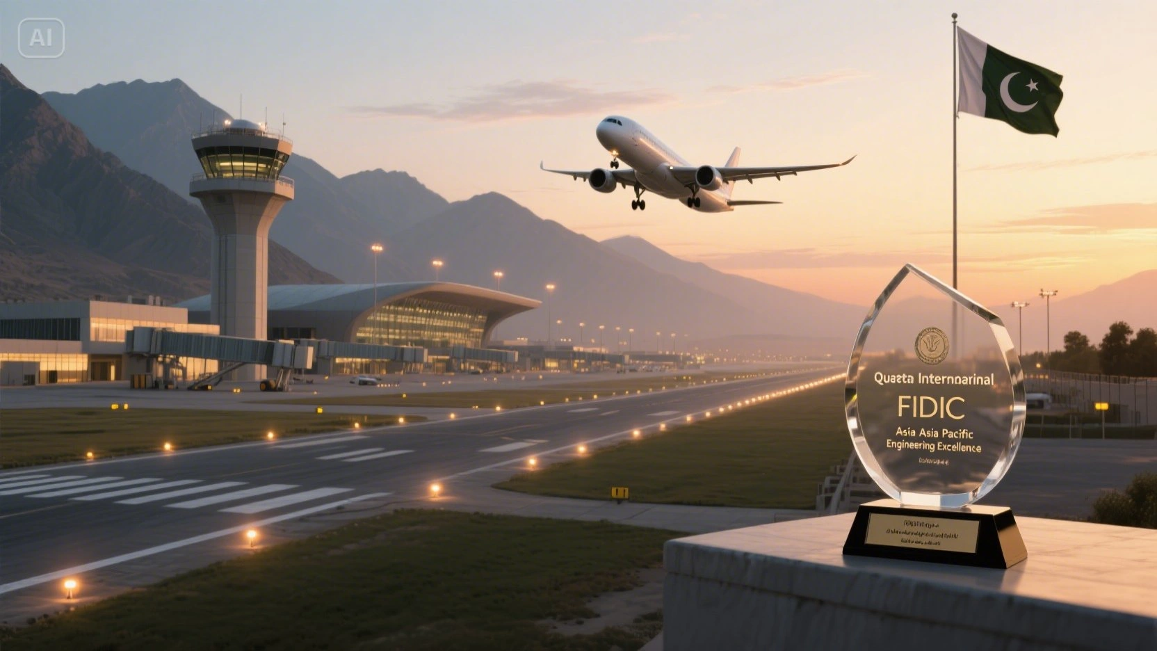 Quetta Airport Runway Wins FIDIC Asia-Pacific Engineering Award