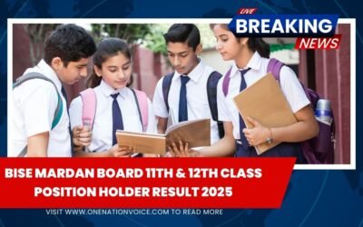 BISE Mardan Board 11th & 12th Class Position Holder Result 2025