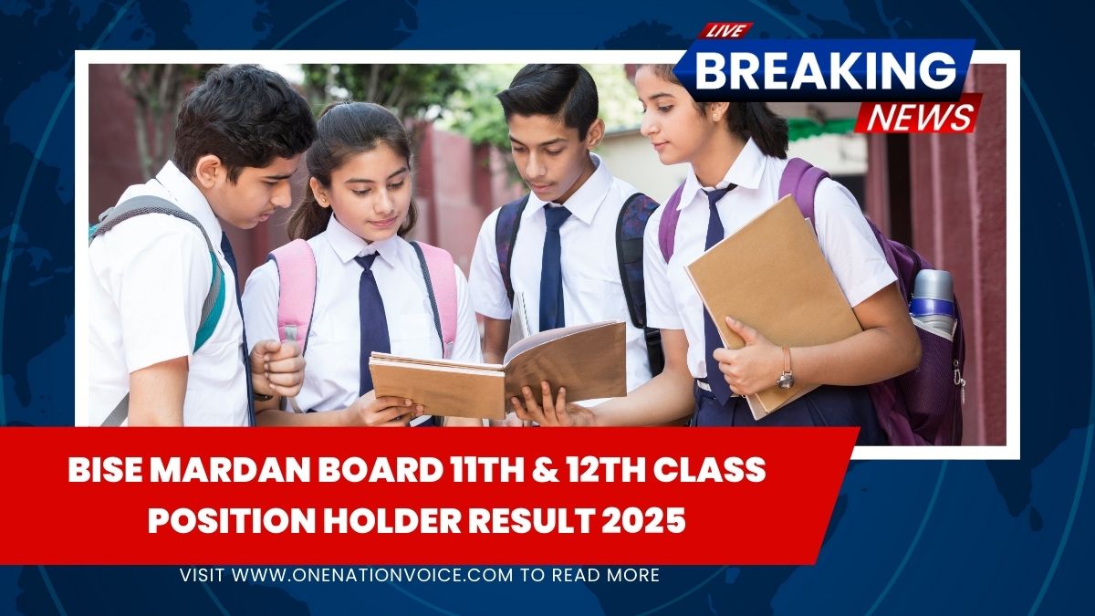 BISE Mardan Board 11th & 12th Class Position Holder Result 2025