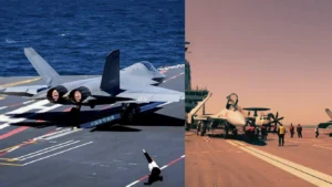 China launches stealth fighter jets J-35 from futuristic super-carrier Fujian