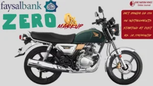 Faysal Bank Offers Zero Markup Easy Installments on Honda CG 150