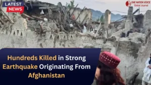 Hundreds Killed in Strong Earthquake Originating From Afghanistan
