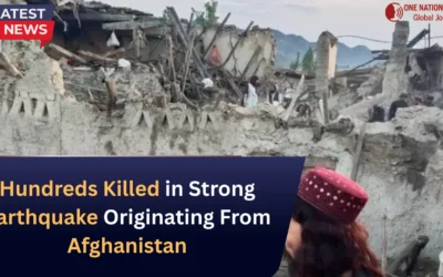 Hundreds Killed in Strong Earthquake Originating From Afghanistan