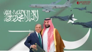 Saudi Air Force escorts PM Shehbaz Sharif’s jets on arrival in Riyadh