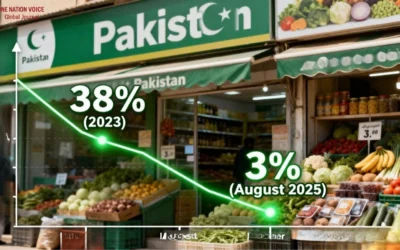 Pakistan Inflation Drops to 3%, Lowest in Two Years