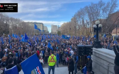 Thousands rally for Alberta independence at Legislature