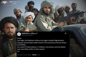TALIBAN'S CIVILIAN CASUALTY MANTRA CANNOT OBSCURE REALITY OF TERRORISM EMANATING FROM AFGHAN SOIL